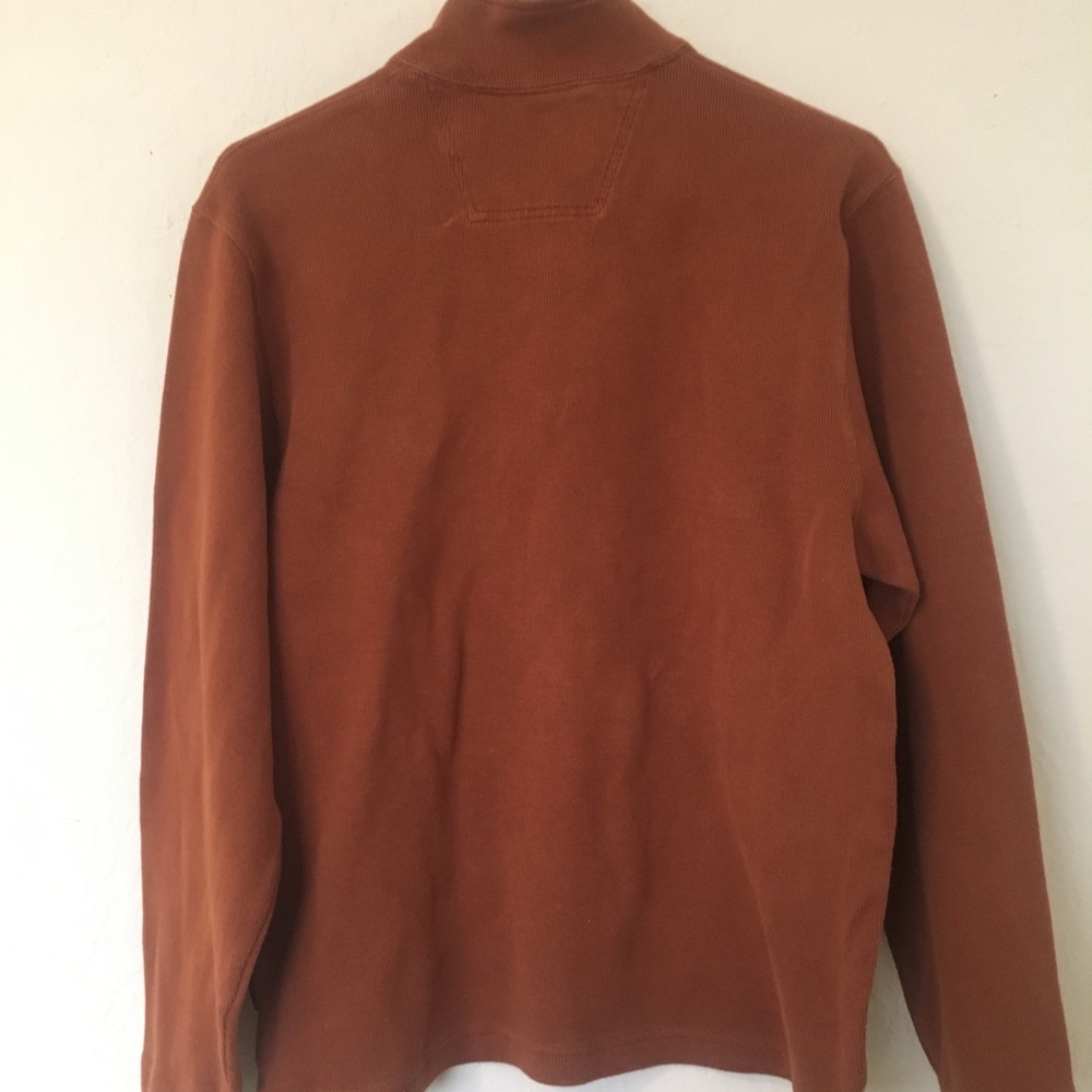 Eddie Bauer Half Zip Rust S - Picture 3 of 4